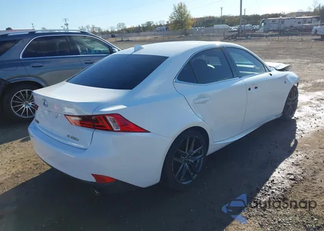 2016 Lexus Is 200T из США, поврежденный, VIN JTHBA1D2XG5010649